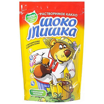 Какао Шокомишка 150гр дойпак Какао Шокомишка 150гр дойпак