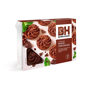 Мини-пирожные Baker House 240гр Трюфель Мини-пирожные Baker House 240гр Трюфель